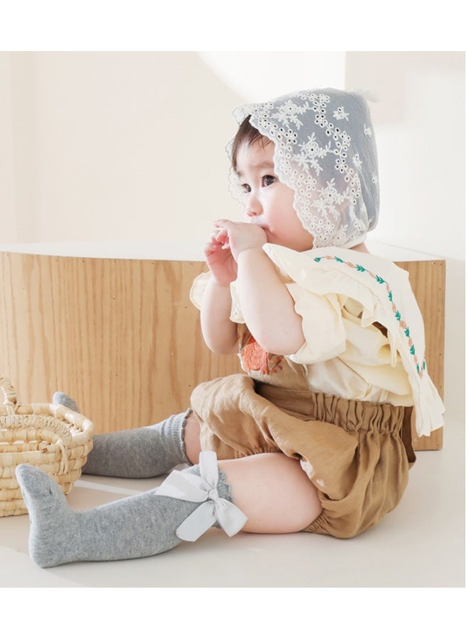 Baby Knee High Socks Newborn Infants Toddlers Cotton Uniform Stockings Warm Cotton  Girls Stockings  for1-3 years old, Size M - Image 5